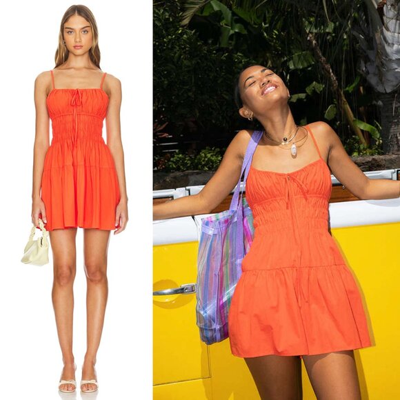 Ciao Lucia Caserto Cotton Mini Dress Size XS NWT – Spaghetti Strap Summer Dress - Picture 1 of 13